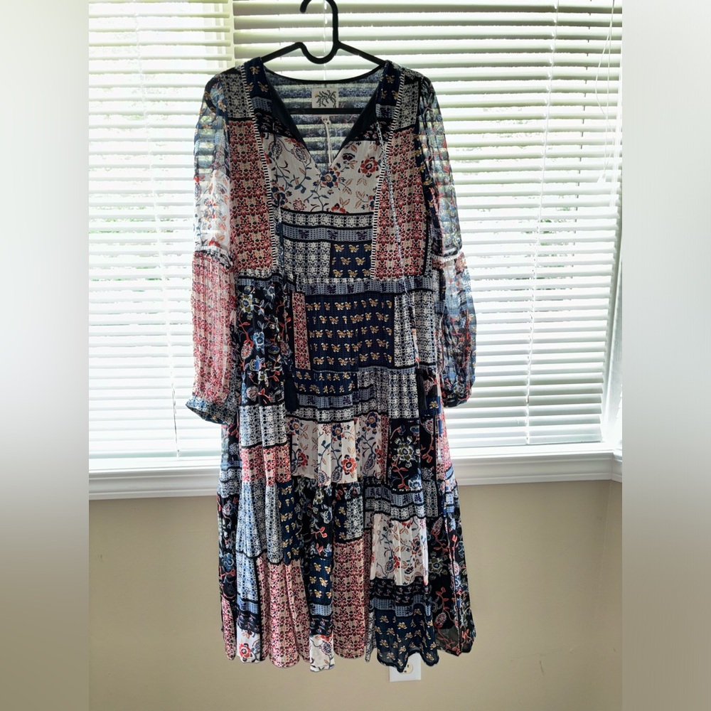 Called To Surf Midi Dress XS